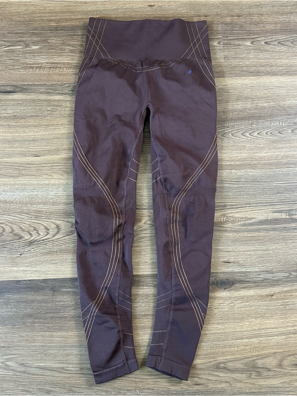 Fanka FirmFit Seamless Leggings Chocolate Brown Large Scrunch Bum Compression